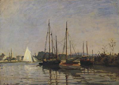 Claude Monet Pleasure Boat,Argenteuil (san31) China oil painting art